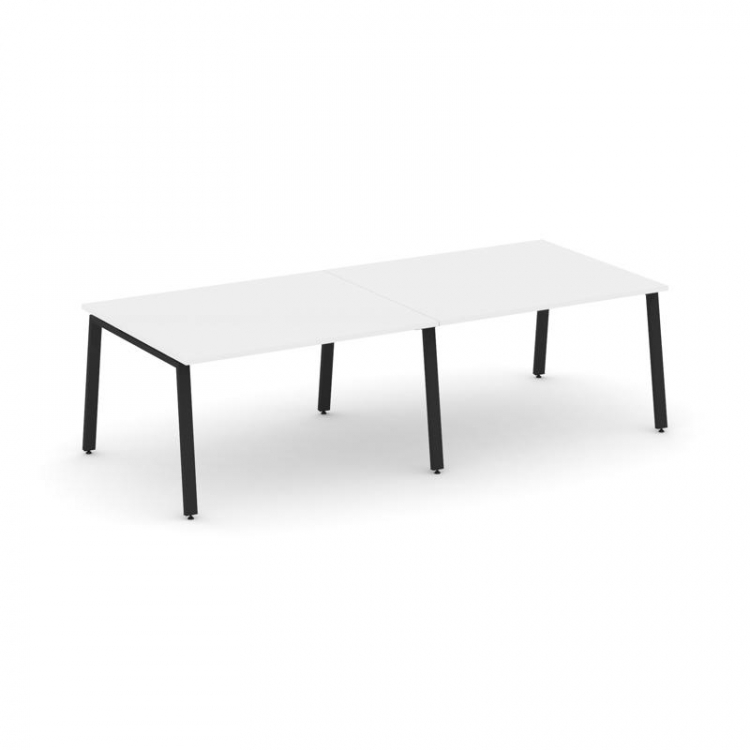 Style Project Стол переговорный SN-6A.SPRG-044.3 Белый/Металл Черный 3160*1180*750