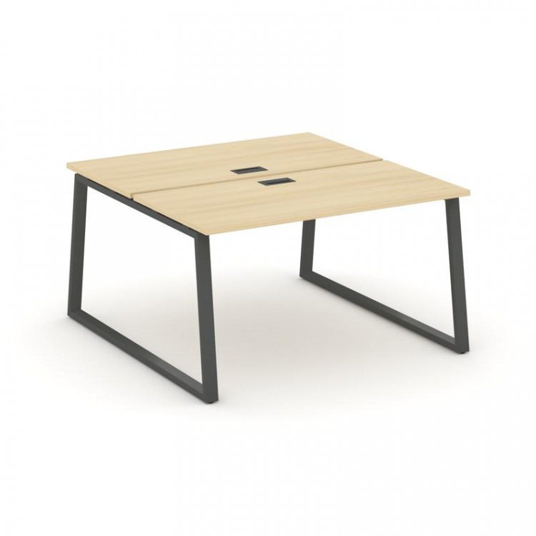 Style Project Рабочая станция 2-х сторон. SN-6T1.DRS-014 Акация Лорка/Металл Антрацит/Заглушка Пласт