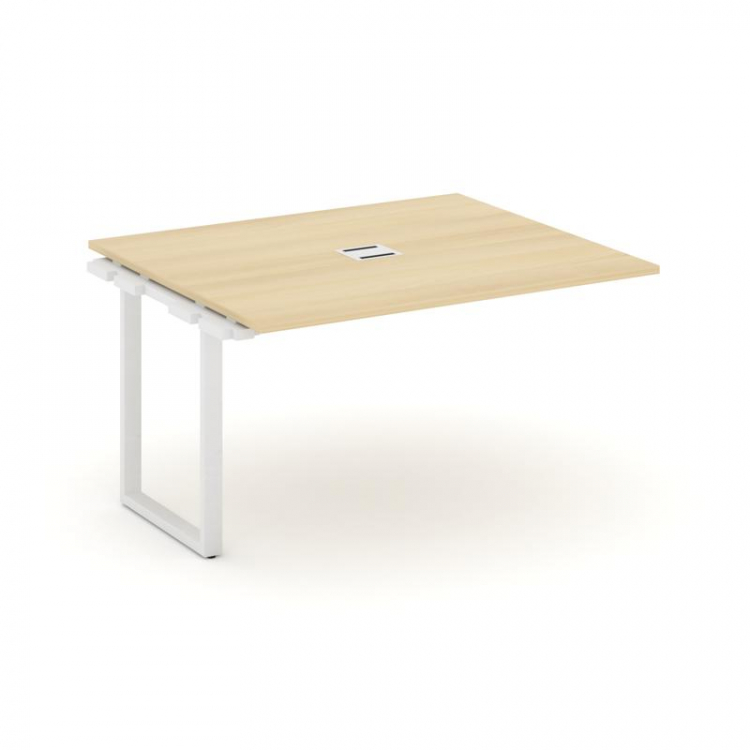 Style Project Проходной наб. элем. перег. стола SN-6O.NSPRG-034 Акация Лорка/Металл Белый 1580*1180*