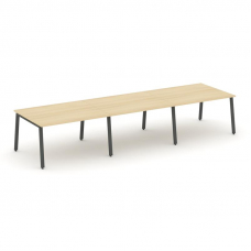 Style Project Стол переговорный SN-6A.SPRG-052.3 Акация Лорка/Металл Антрацит 3540*1180*750