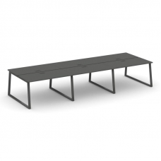 Style Project Рабочая станция 2-х сторон. SN-6T1.DRS-073 Антрацит/Металл Антрацит/Черный Пластик 414