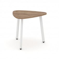 Style Project Стол переговорный SN-6.SPRG-70.3 Дуб Табак/Металл Белый 900*900*750