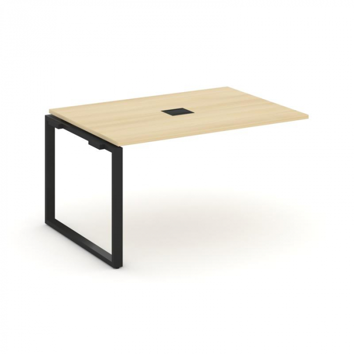 Style Project Проходной наб. элем. перег. стола SN-6O.NSPRG-001 Акация Лорка/Металл Черный 980*980*7