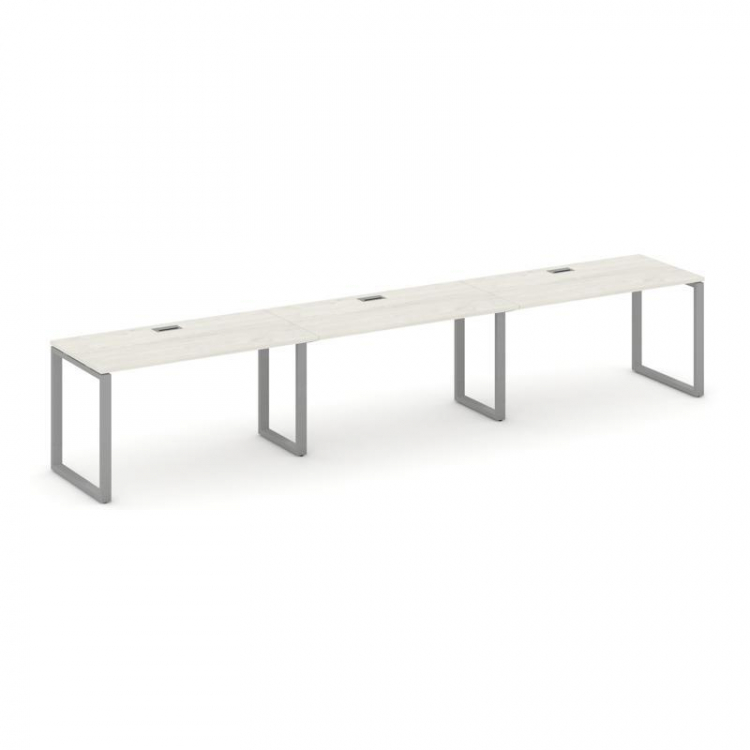 Style Project Рабочая станция 1 сторон. SN-6O.ORS-041 Дуб Наварра/Металл Серый 2940*700*750