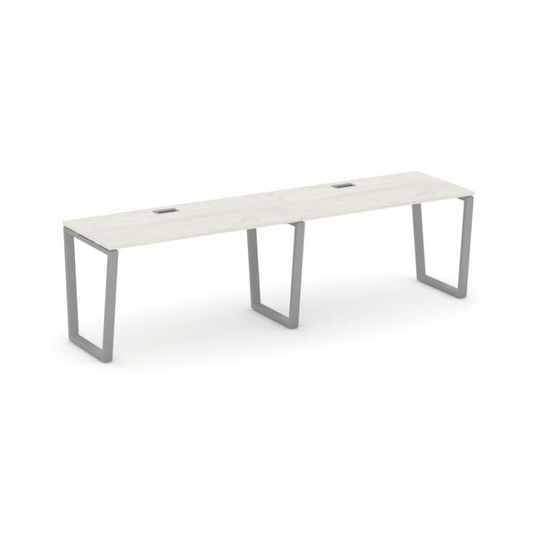 Style Project Рабочая станция 1 сторон. SN-6T2.ORS-013 Дуб Наварра/Металл Серый/Заглушка Пластик Сер