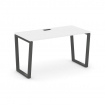 Style Project Стол письменный SN-6T2.SP-022 Белый/Металл Антрацит/Черный Пластик 1180*800*750
