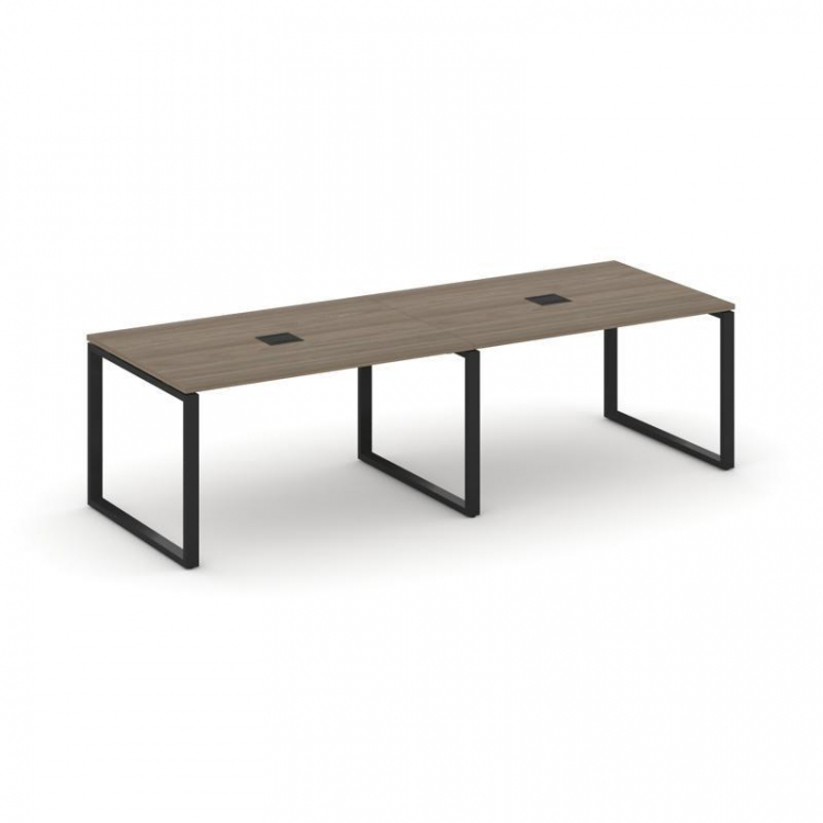 Style Project Стол переговорный SN-6O.SPRG-013 Вяз Благородный/Металл Черный 2760*980*750