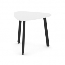 Style Project Стол переговорный SN-6.SPRG-70.3 Белый/Металл Черный 900*900*750