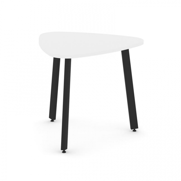 Style Project Стол переговорный SN-6.SPRG-70.3 Белый/Металл Черный 900*900*750