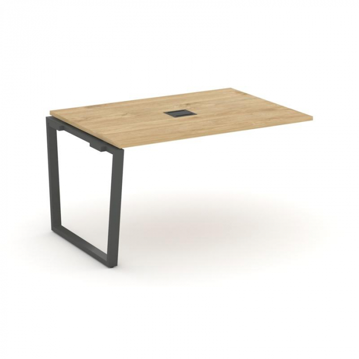 Style Project Проходной наб. элем. перег. стола SN-6T2.NSPRG-001 Тиквуд Светлый/Металл Антрацит/Загл