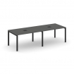 Style Project Стол переговорный SN-6P.SPRG-014 Антрацит/Металл Черный 3160*980*750