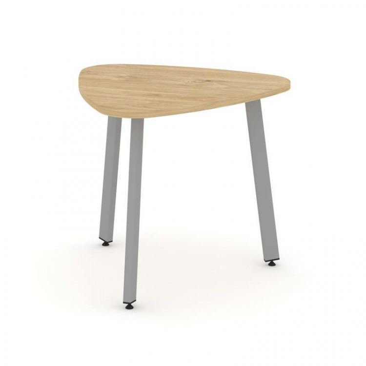 Style Project Стол переговорный SN-6.SPRG-70.3 Тиквуд Светлый/Металл Серый 900*900*750