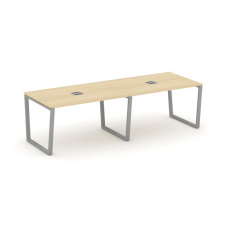 Style Project Стол переговорный SN-6T2.SPRG-012 Акация Лорка/Металл Серый/Заглушка Металл Серый 2360