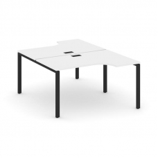 Style Project Рабочая станция эргоном. SN-6P.DRPA-001 Белый/Металл Черный 1380*1232/1992*750