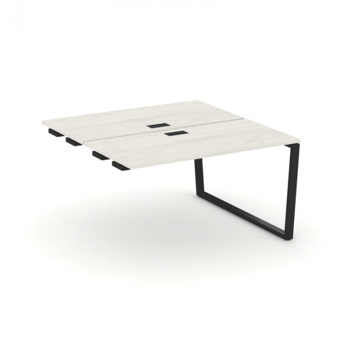 Стайл Проджект Стол-приставка к опор. элем. SN-6T2.DPRS-004 Дуб Наварра/Металл Черный/Заглушка Пласт