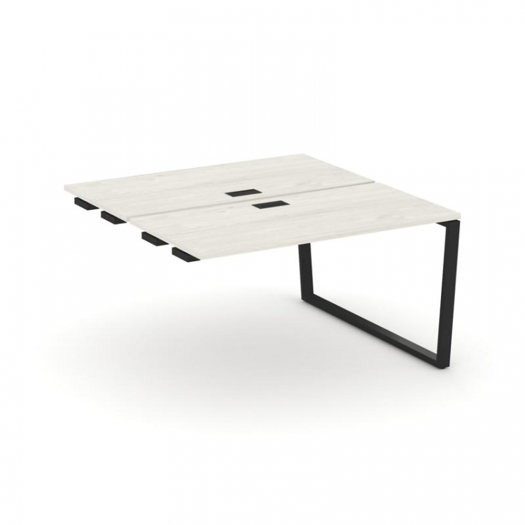 Style Project Стол-приставка к опор. элем. SN-6T2.DPRS-004 Дуб Наварра/Металл Черный/Заглушка Пласти