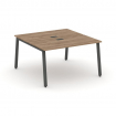 Style Project Рабочая станция 2-х сторон. SN-6A.DRS-012 Дуб Табак/Металл Антрацит 1180*1432*750