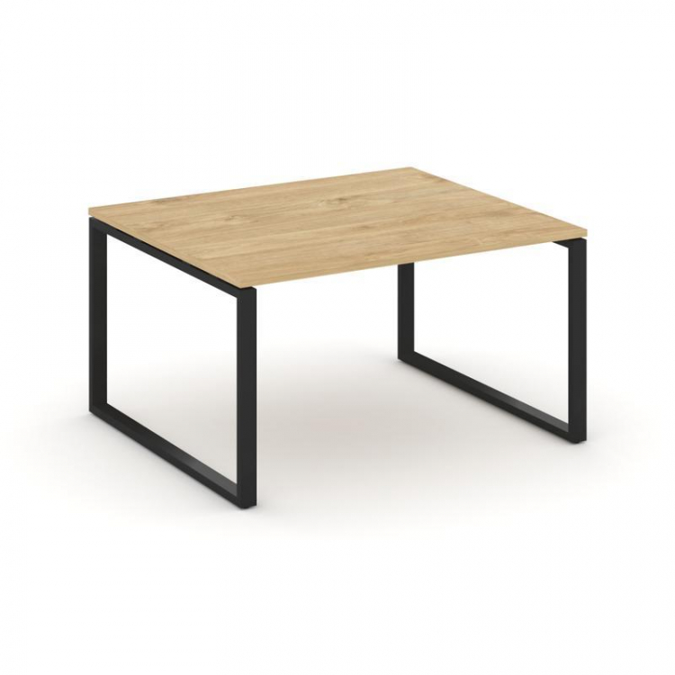 Style Project Стол переговорный SN-6O.SPRG-032.3 Тиквуд Светлый/Металл Черный 1180*1180*750