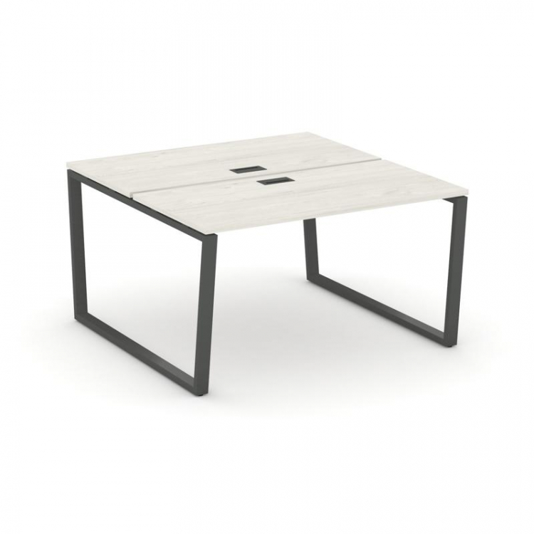 Style Project Рабочая станция 2-х сторон. SN-6T2.DRS-002 Дуб Наварра/Металл Антрацит/Черный Пластик