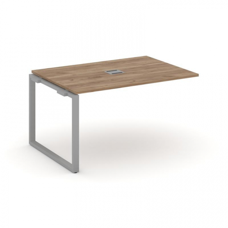 Style Project Проходной наб. элем. перег. стола SN-6O.NSPRG-002 Дуб Табак/Металл Серый 1180*980*750