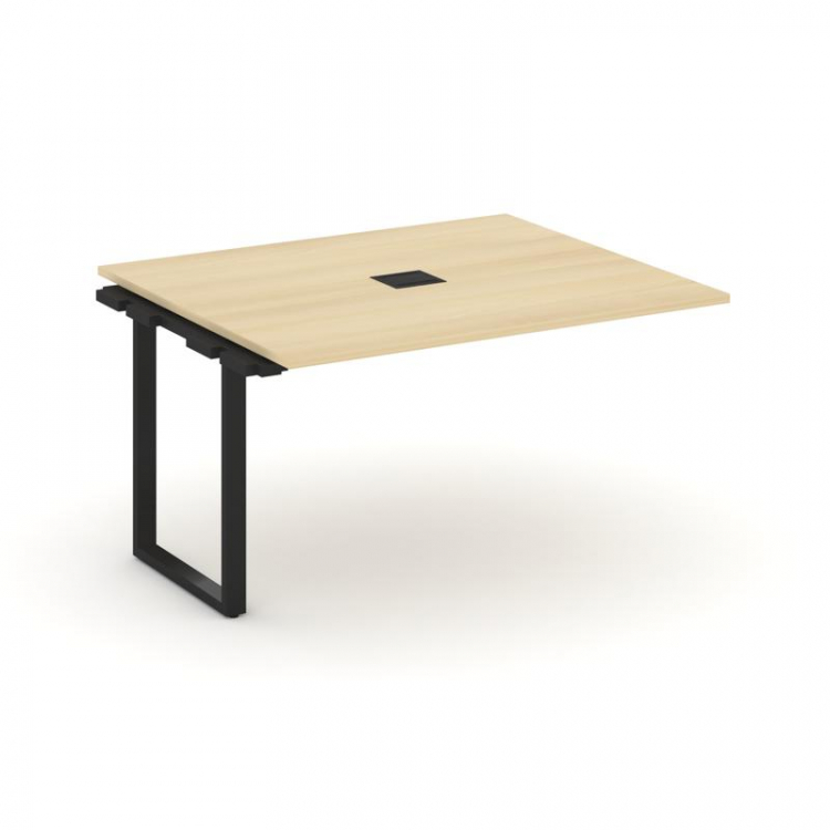 Style Project Проходной наб. элем. перег. стола SN-6O.NSPRG-033 Акация Лорка/Металл Черный 1380*1180