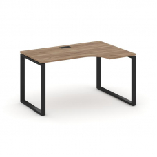 Style Project Стол рабочий эргоном. SN-6O.SPA-021(R) Дуб Табак/Металл Черный 1380*800/980*750