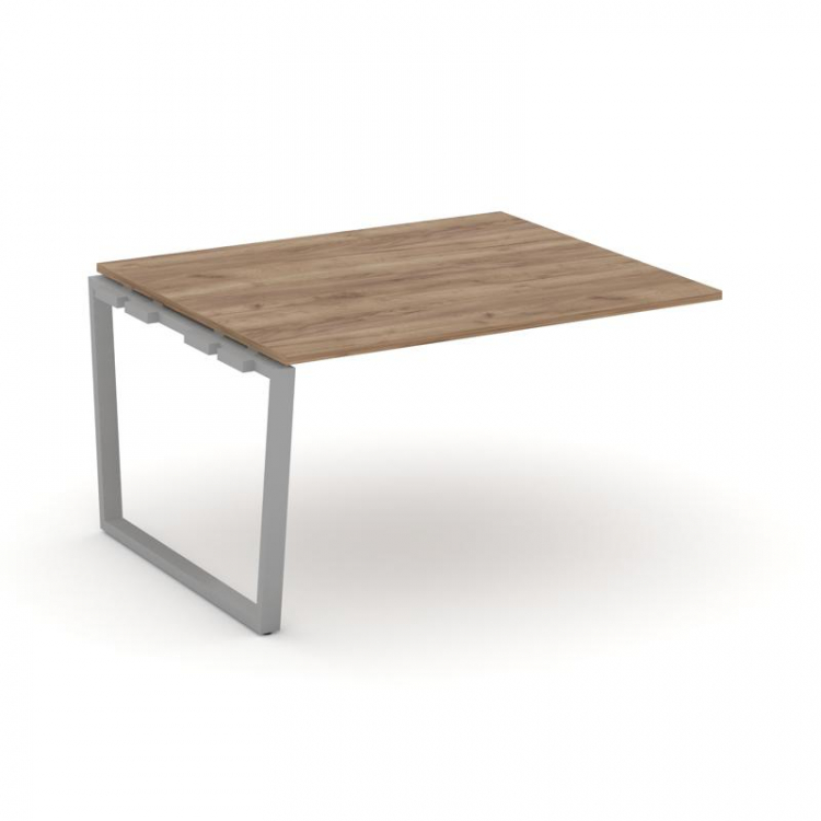 Style Project Проходной наб. элем. перег. стола SN-6T2.NSPRG-033.3 Дуб Табак/Металл Серый 1380*1180*