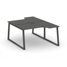 Style Project Рабочая станция эргоном. SN-6T1.DRPA-021 Антрацит/Металл Антрацит/Черный Пластик 1380*