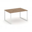 Style Project Стол переговорный SN-6O.SPRG-001.3 Дуб Табак/Металл Белый 980*980*750