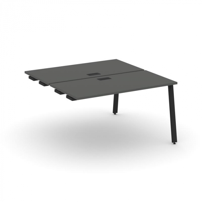 Стайл Проджект Стол-приставка к опор. элем. SN-6A.DPRS-002 Антрацит/Металл Черный 1180*1232*750
