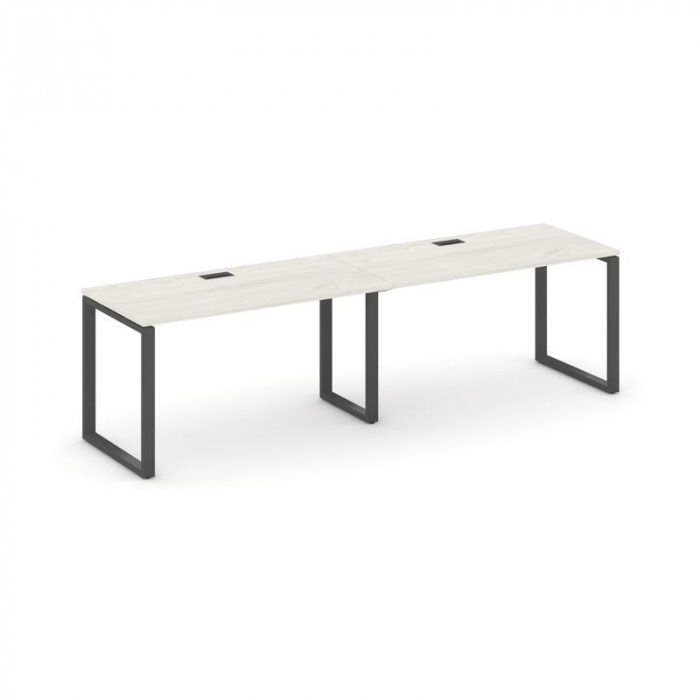 Style Project Рабочая станция 1 сторон. SN-6O.ORS-013 Дуб Наварра/Металл Антрацит 2760*700*750