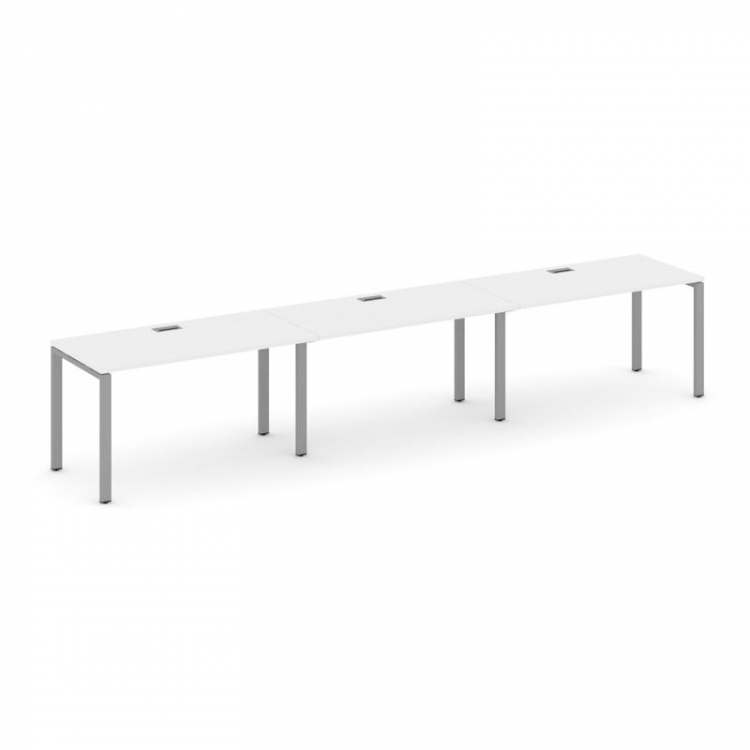 Style Project Рабочая станция 1 сторон. SN-6P.ORS-052 Белый/Металл Серый 3540*800*750