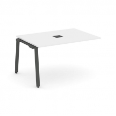 Style Project Проходной наб. элем. перег. стола SN-6A.NSPRG-004 Белый/Металл Антрацит 1580*980*750