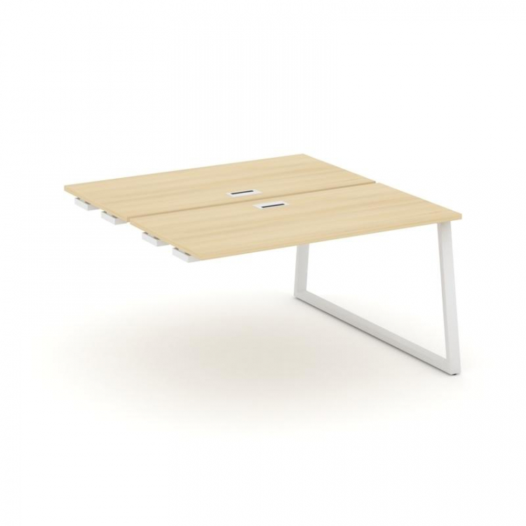 Style Project Стол-приставка к опор. элем. SN-6T1.DPRS-004 Акация Лорка/Металл Белый/Заглушка Пласти