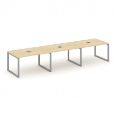 Style Project Стол переговорный SN-6O.SPRG-023 Акация Лорка/Металл Серый 4410*980*750