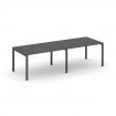 Style Project Стол переговорный SN-6P.SPRG-014.3 Антрацит/Металл Антрацит 3160*980*750