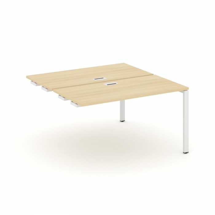 Стайл Проджект Стол-приставка к опор. элем. SN-6P.DPRS-004 Акация Лорка/Металл Белый 1580*1232*750