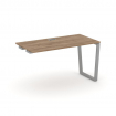 Style Project Стол-приставка к опор. элем. SN-6T2.OPRS-023 Дуб Табак/Металл Серый/Заглушка Пластик С