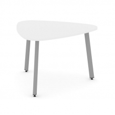 Style Project Стол переговорный SN-6.SPRG-71.3 Белый/Металл Серый 1200*1200*750