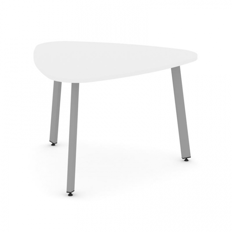 Style Project Стол переговорный SN-6.SPRG-71.3 Белый/Металл Серый 1200*1200*750