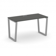 Style Project Стол письменный SN-6T2.SP-014 Антрацит/Металл Серый/Заглушка Пластик Серебристый 1580*