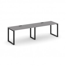 Стайл Проджект Рабочая станция односторонняя SN-6O.ORS-024 Серый Пепел/Металл Черный 3160*800*750