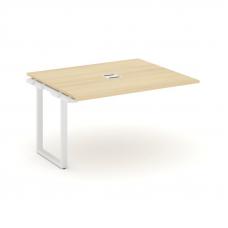 Style Project Проходной наб. элем. перег. стола SN-6O.NSPRG-032 Акация Лорка/Металл Белый 1180*1180*