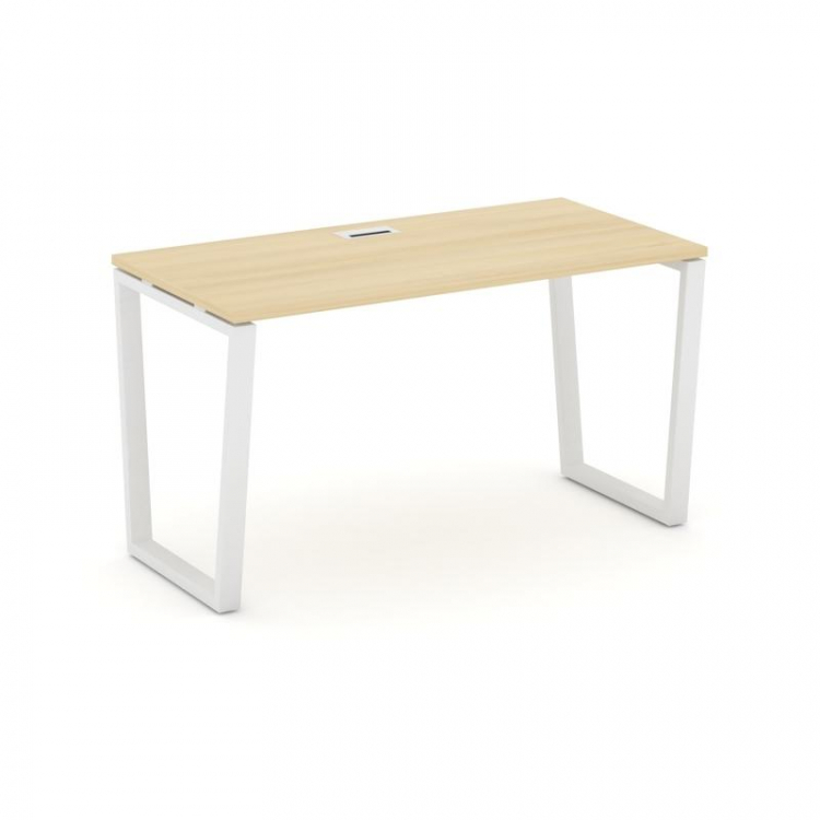 Style Project Стол письменный SN-6T2.SP-015 Акация Лорка/Металл Белый/Заглушка Пластик Белый 1780*70