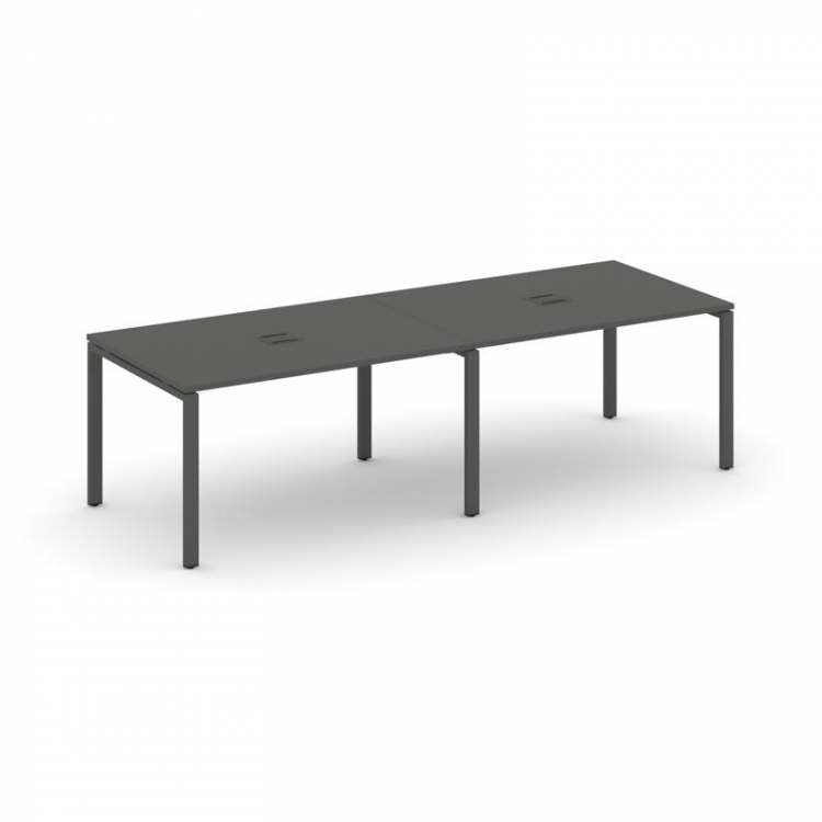 Style Project Стол переговорный SN-6P.SPRG-012 Антрацит/Металл Антрацит 2360*980*750