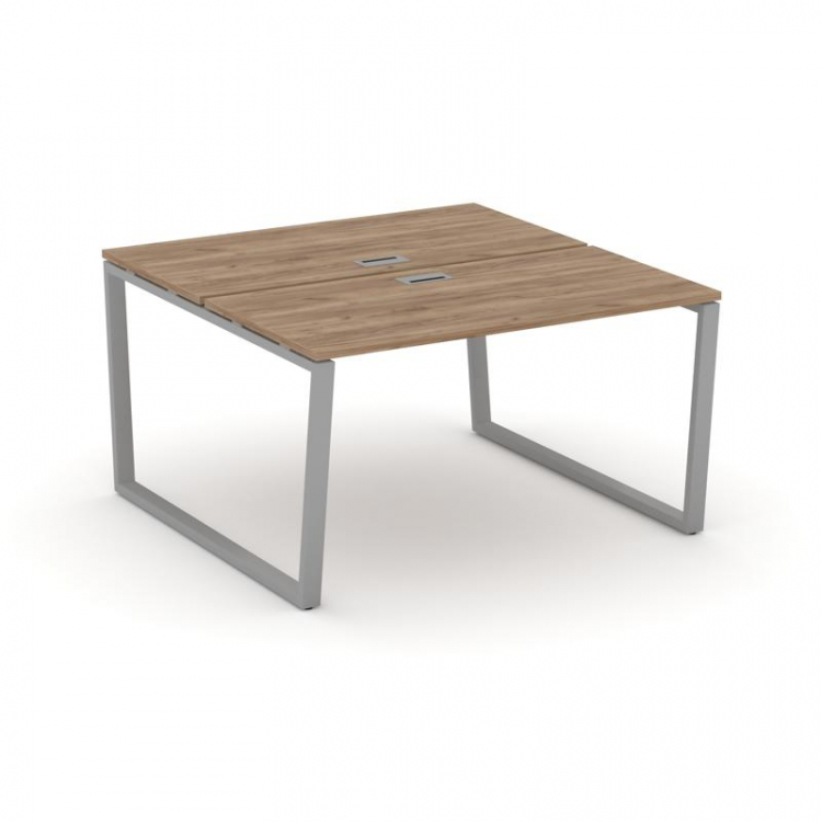 Style Project Рабочая станция 2-х сторон. SN-6T2.DRS-003 Дуб Табак/Металл Серый/Заглушка Пластик Сер