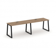 Style Project Рабочая станция 1 сторон. SN-6T1.ORS-002 Дуб Табак/Металл Черный/Заглушка Пластик Черн