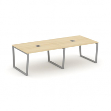 Style Project Стол переговорный SN-6T2.SPRG-044 Акация Лорка/Металл Серый/Заглушка Металл Серый 3160