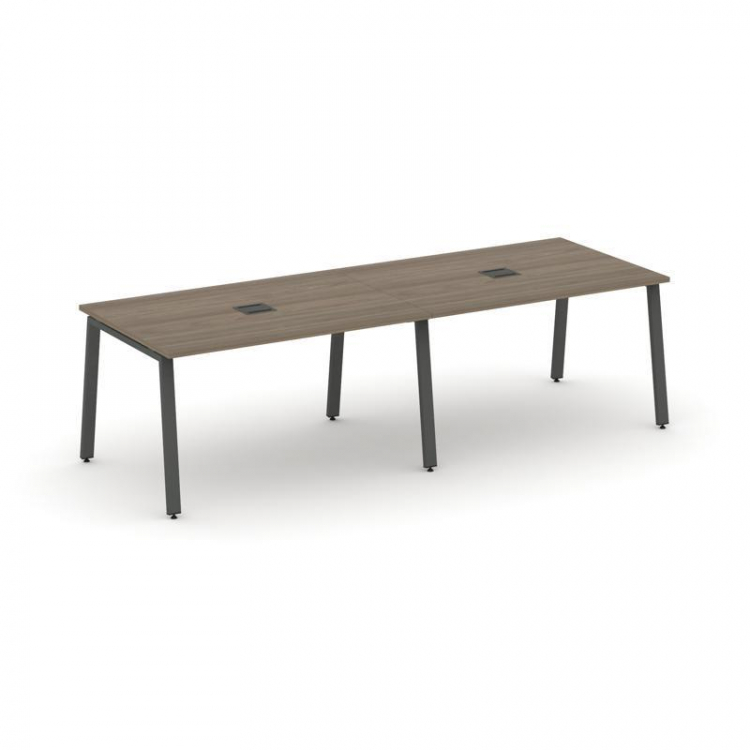 Style Project Стол переговорный SN-6A.SPRG-012 Вяз Благородный/Металл Антрацит 2360*980*750