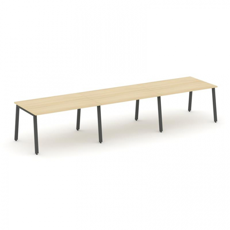 Style Project Стол переговорный SN-6A.SPRG-021.3 Акация Лорка/Металл Антрацит 2940*980*750